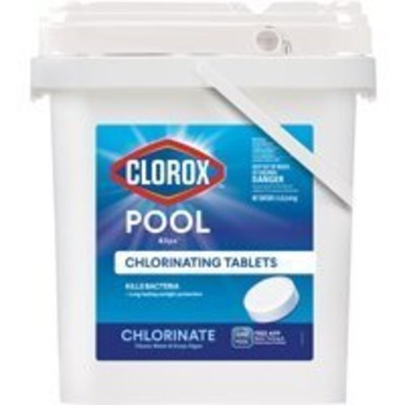 CLOROX Clorox Pool & Spa Active99 Series 22412CLX Chlorinating Tablet, Solid, Chlorine, 12 lb 22412CLX